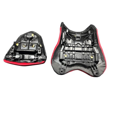 SEDILI SELLA SELLINO SELLE RIFODERATE ROSSO CARBONIO PER YAMAHA YZF-R6 2006-2007