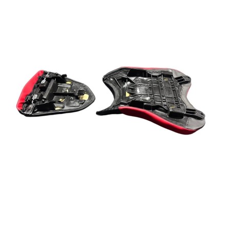 SEDILI SELLA SELLINO SELLE RIFODERATE ROSSO CARBONIO PER YAMAHA YZF-R6 2006-2007