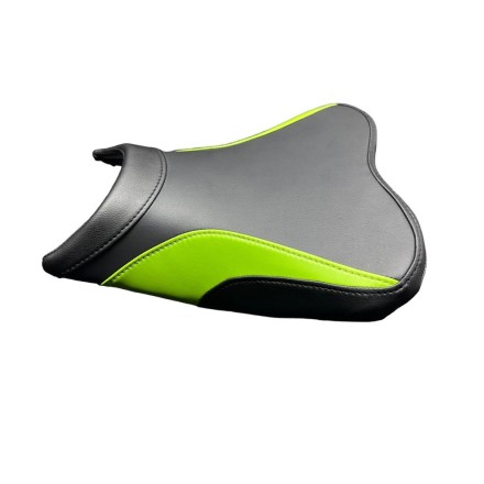 SET SEDILI SELLE SELLINO SELLA RIFODERATE VERDE NERO PER KAWASAKI NINJA 400 Z400