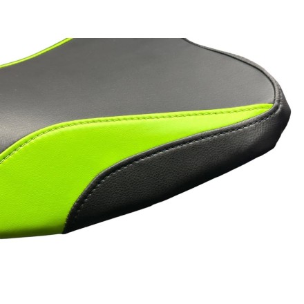 SET SEDILI SELLE SELLINO SELLA RIFODERATE VERDE NERO PER KAWASAKI NINJA 400 Z400