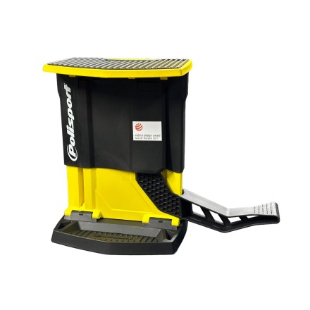 Polisport CAVALLETTO PER SOLLEVAMENTO MOTO CROSS OFF-ROAD RICHIUDIBILE GIALLO