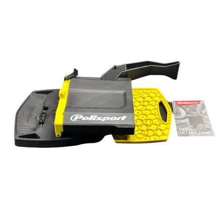 Polisport CAVALLETTO PER SOLLEVAMENTO MOTO CROSS OFF-ROAD RICHIUDIBILE GIALLO