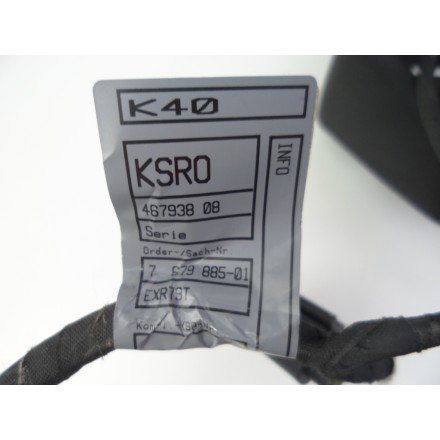 SUPPORTO PORTA TARGA PARAFANGO POSTERIORE CON FRECCE ORIGINALE BMW K1200 S 2007