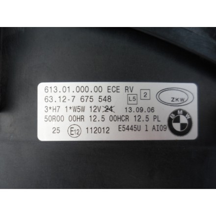 ZKW 63127675548 FARO FANALE PROIETTORE LUCE ANTERIORE ORIGINALE BMW K1200 S 2007