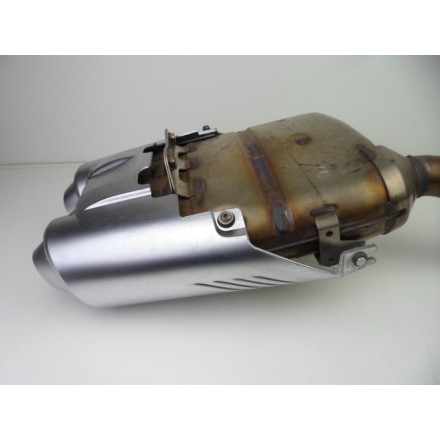TERMINALE SCARICO MARMITTA COMPLETO DI COVER ORIGINALE YAMAHA FZ6 2007
