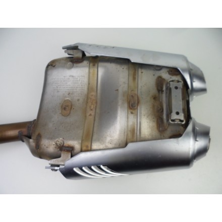TERMINALE SCARICO MARMITTA COMPLETO DI COVER ORIGINALE YAMAHA FZ6 2007