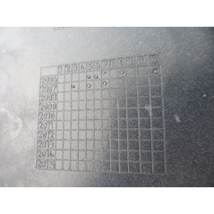 SET COVER TAPPI COPERCHI TUNNEL INFERIORE PEDANE ORIGINALI PIAGGIO MP3 250 2007