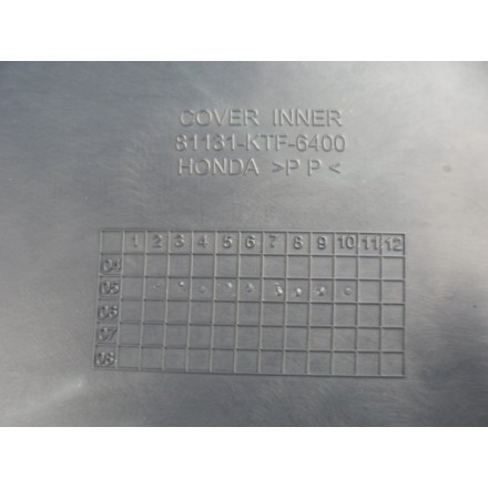 81131-KTF-6400 CARENA RETROSCUDO PANNELLO INTERNO ORIGINALE HONDA SH 150 2006