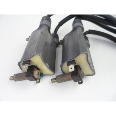 SET BOBINE CON PIPETTE CANDELE AVVIAMENTO MOTORE ORIGINALI KAWASAKI ZR-7 S 2004