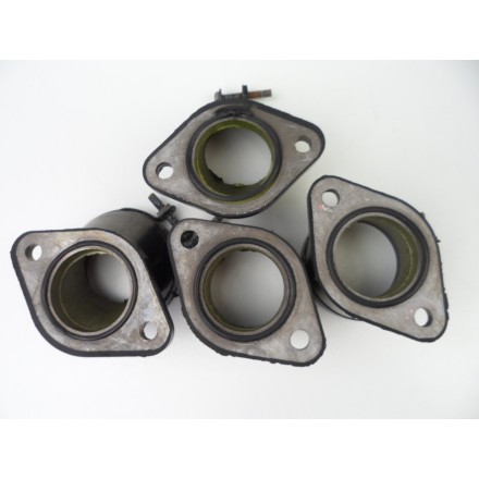 16065-1257 SET 4 COLLETTORI MANICOTTI ASPIRAZIONE ORIGINALI KAWASAKI ZR-7 S 2004