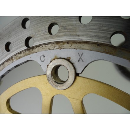YUTAKA SET 2 DISCHI FRENO RUOTA ANTERIORI ORIGINALI KAWASAKI ZR-7 S 2004