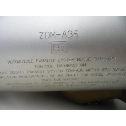 REMUS TERMINALI SCARICO SILENZIATORE ORIGINALE DUCATI MULTISTRADA 1000 DS 2004