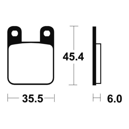 SET PASTIGLIE FRENO PINZA POSTERIORE PER APRILIA RS 50 RX 50cc (2006-2014)