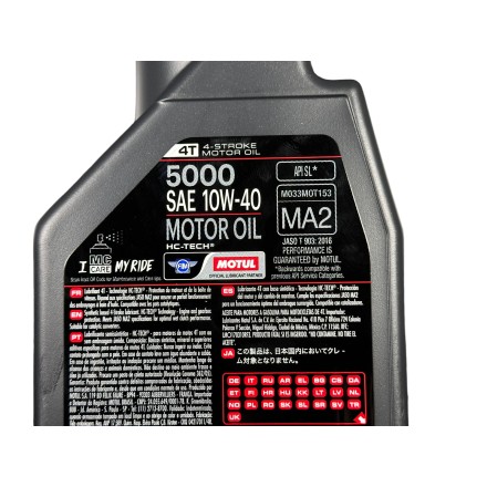 Motul 5000 10W-30 4T | Olio Motore Per Auto | GRIP500