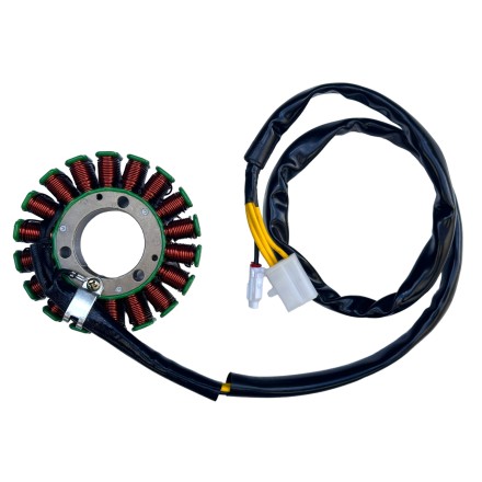 ALTERNATORE STATORE PER APRILIA ETX 125 / RX / RS / TUONO / SX / MX 125 (VEDERE DESCRIZIONE PER COMPATIBILITA')