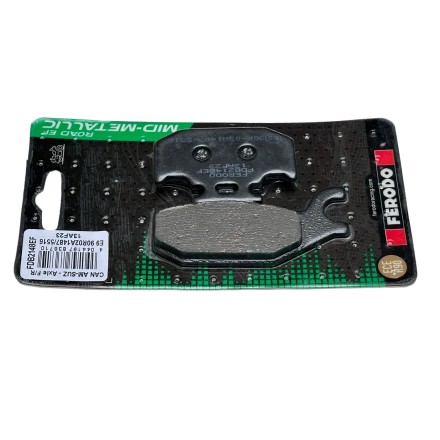 FERODO SET PASTIGLIE FRENO PER BENELLI CAFFE NERO/PER BURGMAN 125/ 200 /YFM 400 450 (VEDERE DESCRIZIONE PER COMPATIBILITA')