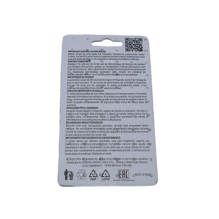 FERODO SET PASTIGLIE FRENO PER BENELLI CAFFE NERO/PER BURGMAN 125/ 200 /YFM 400 450 (VEDERE DESCRIZIONE PER COMPATIBILITA')