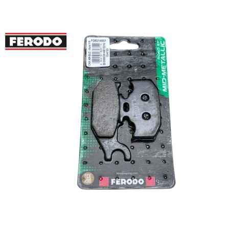 FERODO SET PASTIGLIE FRENO PER BENELLI CAFFE NERO/PER BURGMAN 125/ 200 /YFM 400 450 (VEDERE DESCRIZIONE PER COMPATIBILITA')