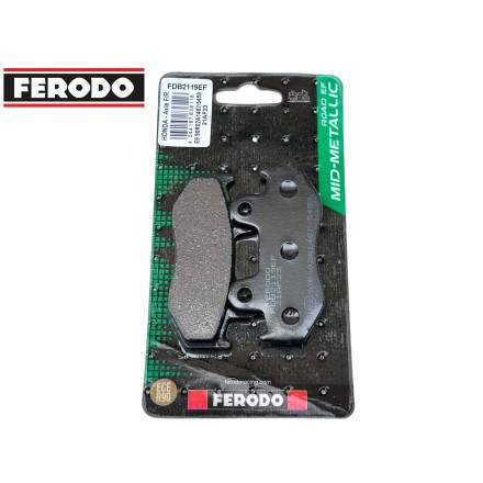 FERODO SET PASTIGLIE FRENO PER HONDA NES 125 DYLAN SH 150 i PER BURGMAN 250/400 (VEDERE DESCRIZIONE PER COMPATIBILITA')