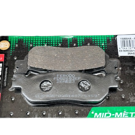 FERODO SET PASTIGLIE FRENO PER MBK SKYLINER PER YZF-R1 R6 MAJESTY (VEDERE DESCRIZIONE PER COMPATIBILITA')