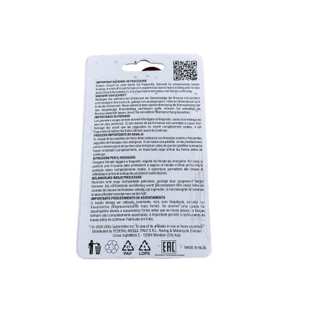 PASTIGLIE FRENO FERODO PER BENELLI PER HONDA PER PEUGEOT (VEDERE DESCRIZIONE PER COMPATIBILITA')