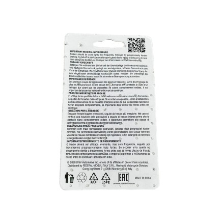 PASTIGLIE FRENO PER MBK PER YAMAHA PER ITALJET (VEDERE DESCRIZIONE PER COMPATIBILITA')