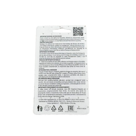 PASTIGLIE FRENO FERODO PER CAGIVA PER KAWASAKI PER KEEWAY PER KYMCO PER SUZUKI (VEDERE DESCRIZIONE PER COMPATIBILITA')