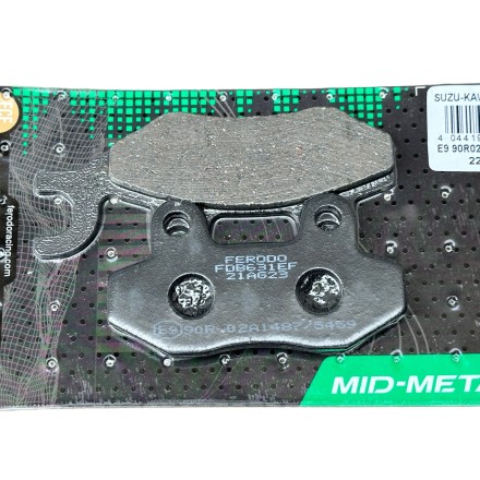 PASTIGLIE FRENO FERODO PER CAGIVA PER KAWASAKI PER KEEWAY PER KYMCO PER SUZUKI (VEDERE DESCRIZIONE PER COMPATIBILITA')