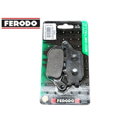 PASTIGLIE FRENO FERODO PER HONDA CBF 600 HORNET Z750 VSTROM CBR 600 NC 700 SHADOW (VEDERE DESCRIZIONE PER COMPATIBILITA')