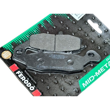 PASTIGLIE FRENO FERODO PER ER6N ZR7 GSXF BANDIT VSTROM (VEDERE DESCRIZIONE PER COMPATIBILITA')