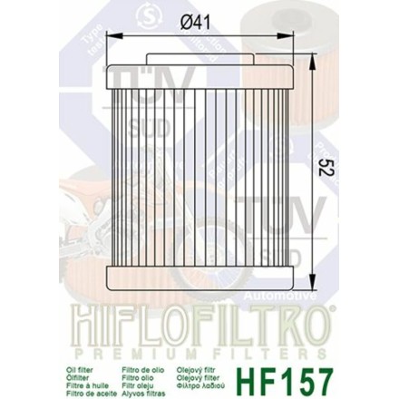 FILTRO OLIO HIFLO HF157 PER BETA PER HUS 701 PER KTM 400 EXC 525 660 690 640 560