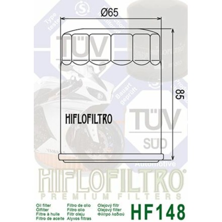 FILTRO OLIO HIFLO HF148 PER TGB Blade 400 PER YAMAHA FJR 1300 2001/2012