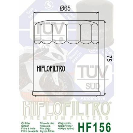 FILTRO OLIO HIFLO HF156 PER KTM DUKE 400 LC4 620 400 Adventure 640 RFR 690