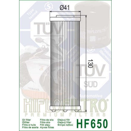 FILTRO OLIO HIFLO HF650 PER PER KTM SXF 505 790 DUKE 890 LC8 950 1190 1290 RC8 PER HUSQVARNA