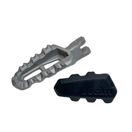 PEDANA SINISTRA + GOMMA ORIGINALE DUCATI HYPERMOTARD 821 939 950 HYPERSTRADA MULTISTRADA 1260