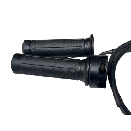 COPPIA MANOPOLE CON COMANDO GAS ORIGINALE HONDA PANTHEON 125 FES (1998-2002)
