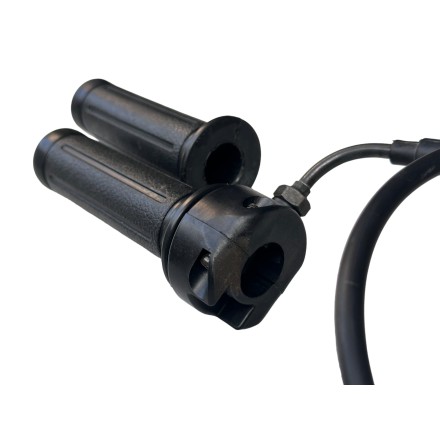 COPPIA MANOPOLE CON COMANDO GAS ORIGINALE HONDA PANTHEON 125 FES (1998-2002)