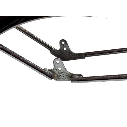 PARAFANGO RUOTA ANTERIORE CROMATO PER CICLOMOTORE ORIGINALE PEUGEOT 105 E 1985