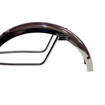 PARAFANGO RUOTA POSTERIORE CROMATO PER CICLOMOTORE ORIGINALE PEUGEOT 105 E 1985