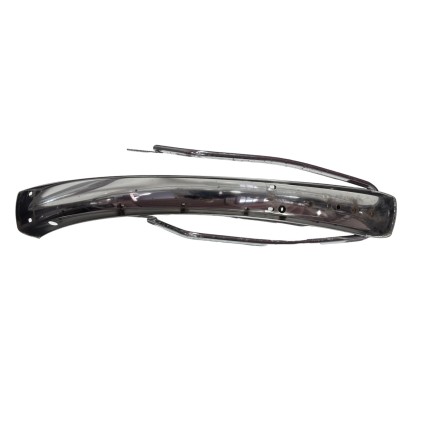 PARAFANGO RUOTA POSTERIORE CROMATO PER CICLOMOTORE ORIGINALE PEUGEOT 105 E 1985