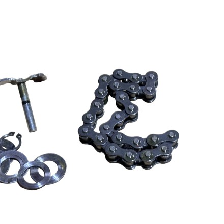 SET INGRANAGGI TRASMISSIONE PEDALI CICLOMOTORE ORIGINALE PEUGEOT 105 E 1985