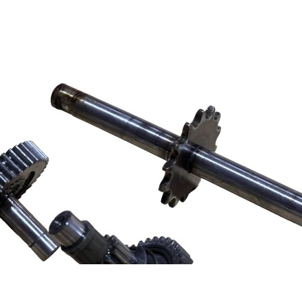 SET INGRANAGGI TRASMISSIONE PEDALI CICLOMOTORE ORIGINALE PEUGEOT 105 E 1985