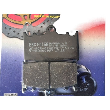 EBC FA158 PASTIGLIE FRENO PER SUZUKI SV BANDIT GSR 600 GSX TL 1000 GSF PER GPZ PER HUSABERG FS 650