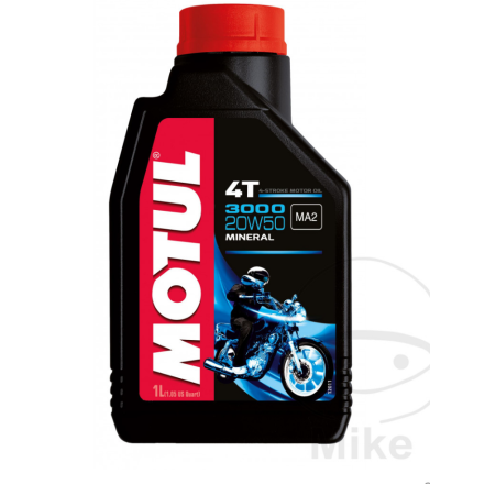 1 Lt Olio Motore 20W50 ORIGINALE MOTUL 4 Stroke MINERALE per HARLEY Per BMW