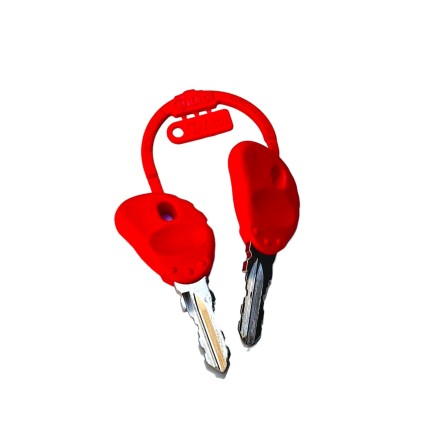 ZADI KIT SERRATURE BLOCCHETTO AVVIAMENTO CHIAVI ROSSE PER MALAGUTI F15 Firefox F18 WARRIOR