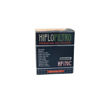 FILTRO OLIO HF170C CROME PER HARLEY DAVIDSON-BUELL M2 S1 FATBOY SPORTSTER 883