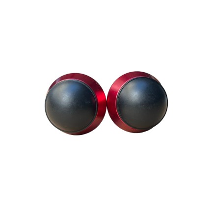 SET TAMPONI DISTANZIALI LATERALI MOTORE PER HONDA HORNET 600 (1998-2006) Rosso