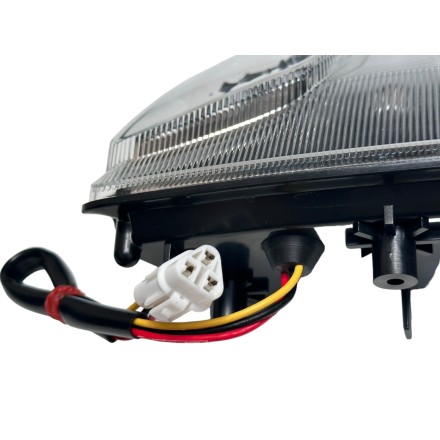FARO FANALE LUCE STOP POSTERIORE LED TRASPARENTE PER SUZUKI GSX-R 1000 2009-2012