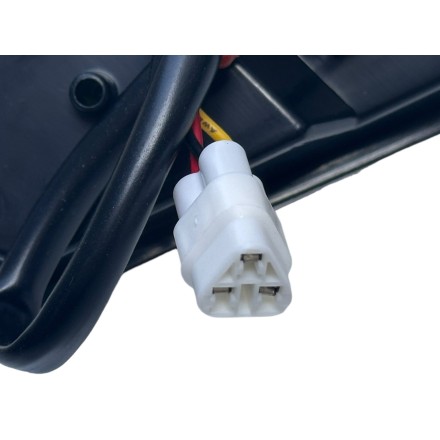 FARO FANALE LUCE STOP POSTERIORE A LED TRASPARENTE PER YAMAHA YZF-R1 (2007-2008)