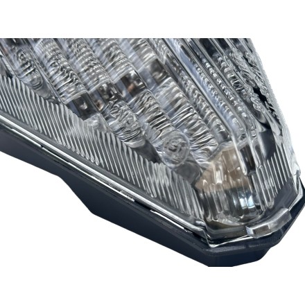 FARO FANALE LUCE STOP POSTERIORE A LED TRASPARENTE PER YAMAHA YZF-R1 (2007-2008)